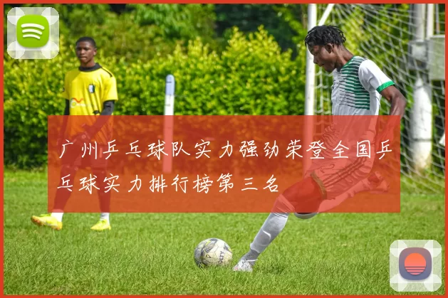 广州乒乓球队实力强劲荣登全国乒乓球实力排行榜第三名